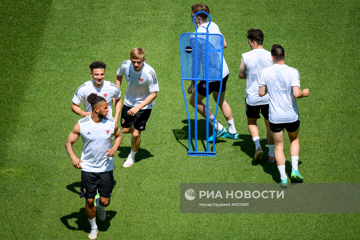 Футбол. ЧЕ-2020. Тренировка сборной Уэльса