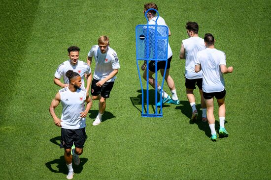 Футбол. ЧЕ-2020. Тренировка сборной Уэльса