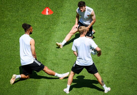 Футбол. ЧЕ-2020. Тренировка сборной Уэльса