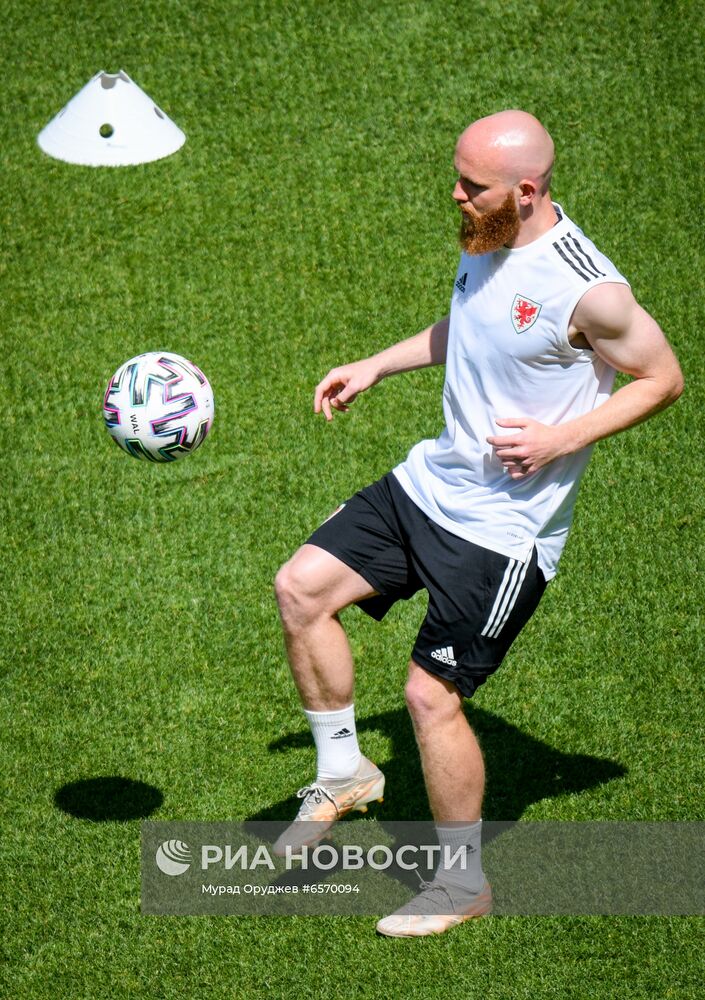 Футбол. ЧЕ-2020. Тренировка сборной Уэльса