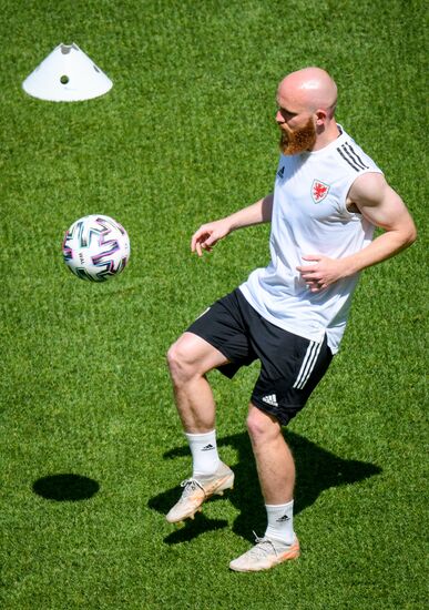 Футбол. ЧЕ-2020. Тренировка сборной Уэльса