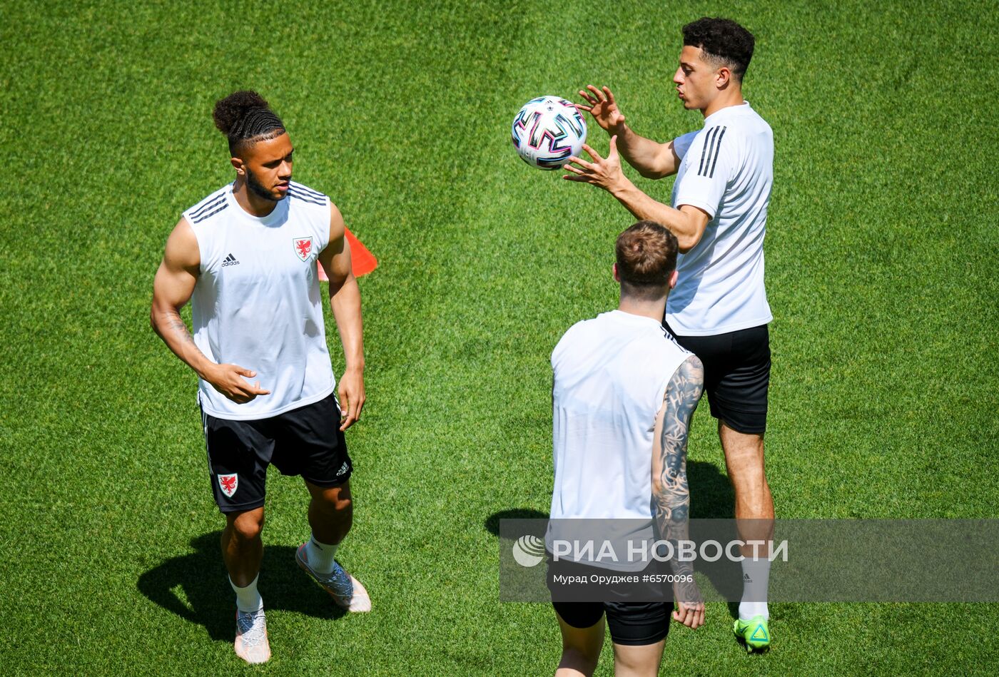 Футбол. ЧЕ-2020. Тренировка сборной Уэльса