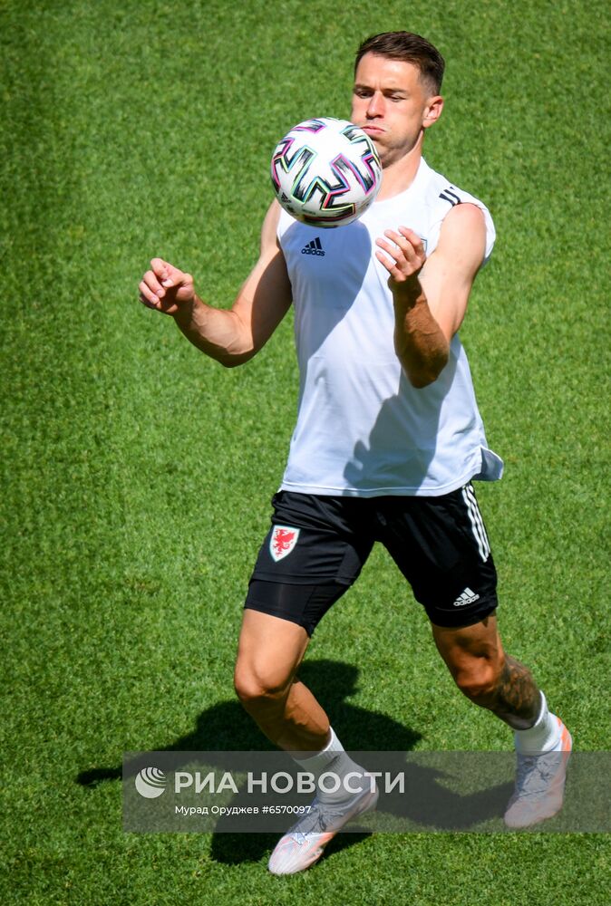 Футбол. ЧЕ-2020. Тренировка сборной Уэльса