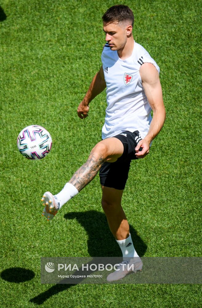 Футбол. ЧЕ-2020. Тренировка сборной Уэльса