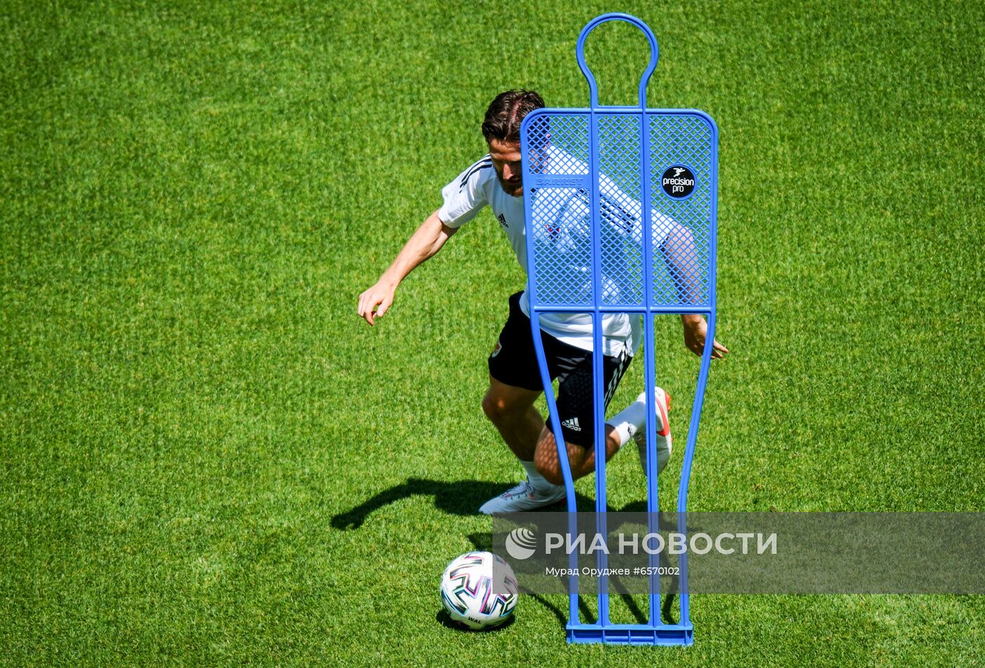 Футбол. ЧЕ-2020. Тренировка сборной Уэльса