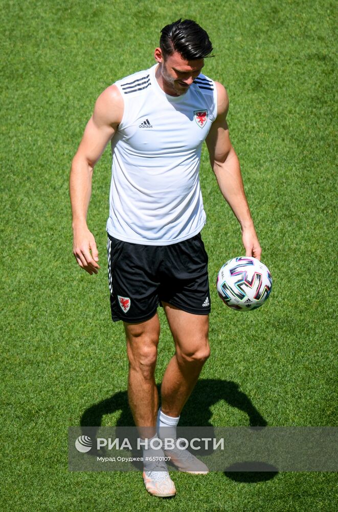 Футбол. ЧЕ-2020. Тренировка сборной Уэльса