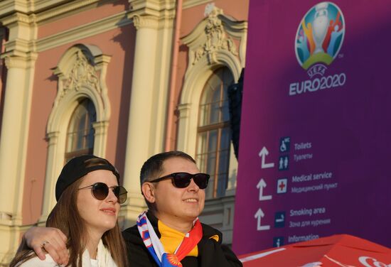 Открытие фан-зоны Евро-2020 в Санкт-Петербурге