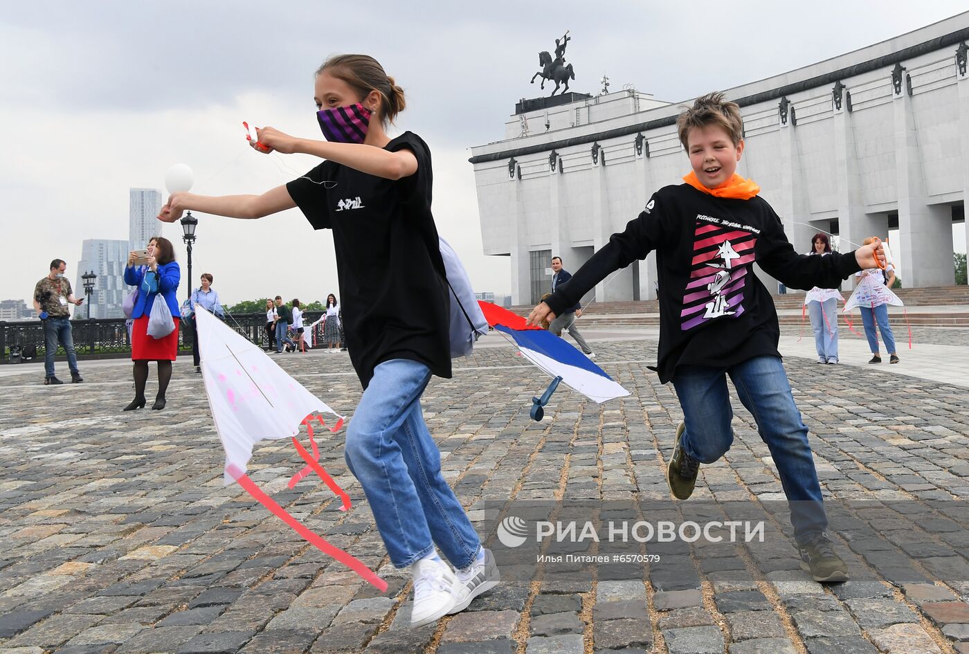 Празднование Дня России в Москве 