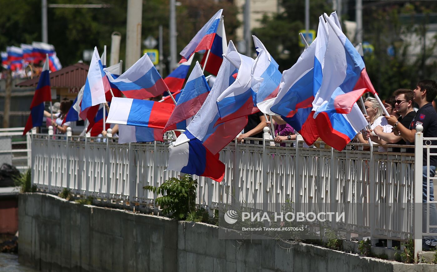 Празднование Дня России в регионах РФ