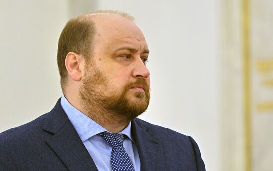 Вручение государственных премий и золотых медалей "Героя Труда РФ" президентом РФ В. Путиным в Кремле