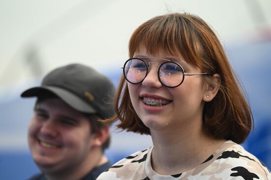 Праздничный концерт, посвященный Дню России, на Красной площади 