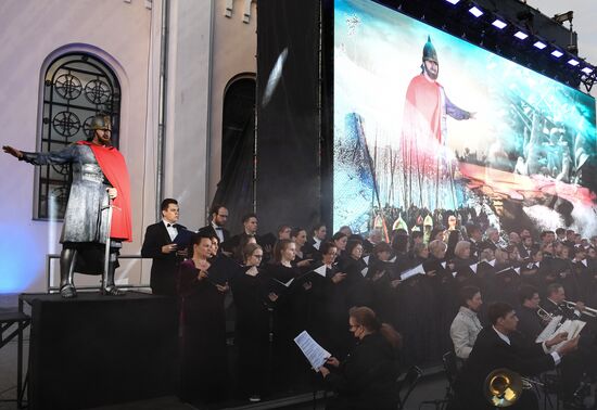 Праздничные мероприятия в честь 800-летия А. Невского в регионах России