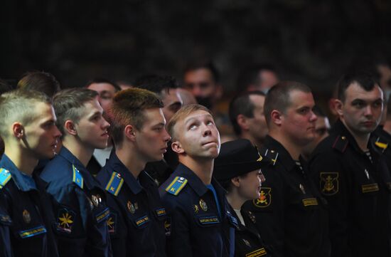 Патриаршее служение в храме Вооруженных Сил