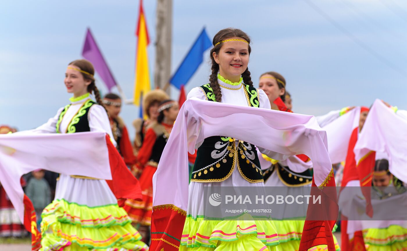 Праздник Сабантуй в регионах РФ