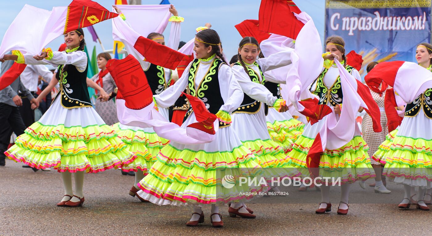 Праздник Сабантуй в регионах РФ