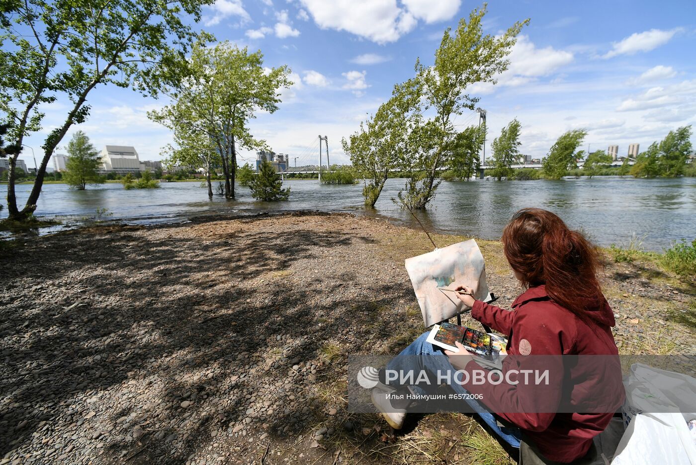 Половодье в Красноярске