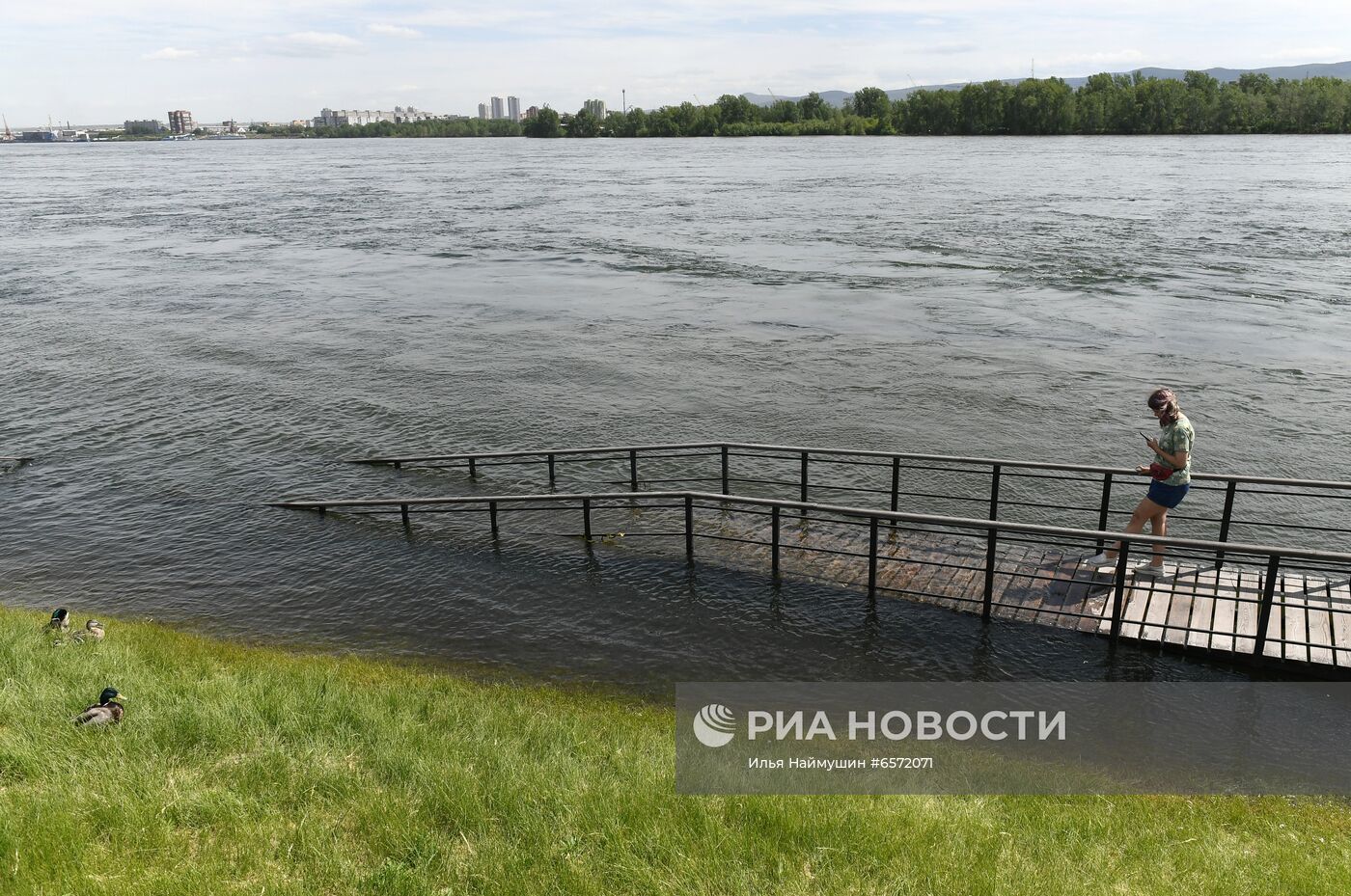 Половодье в Красноярске