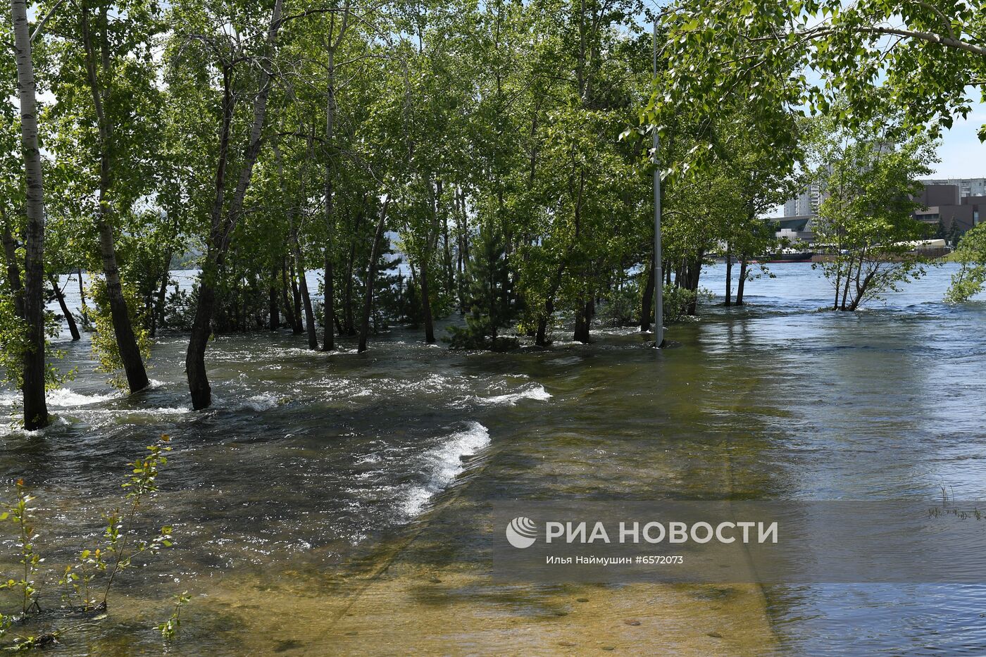 Половодье в Красноярске