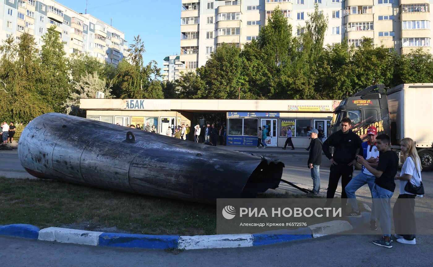 Автозаправка горит в Новосибирске