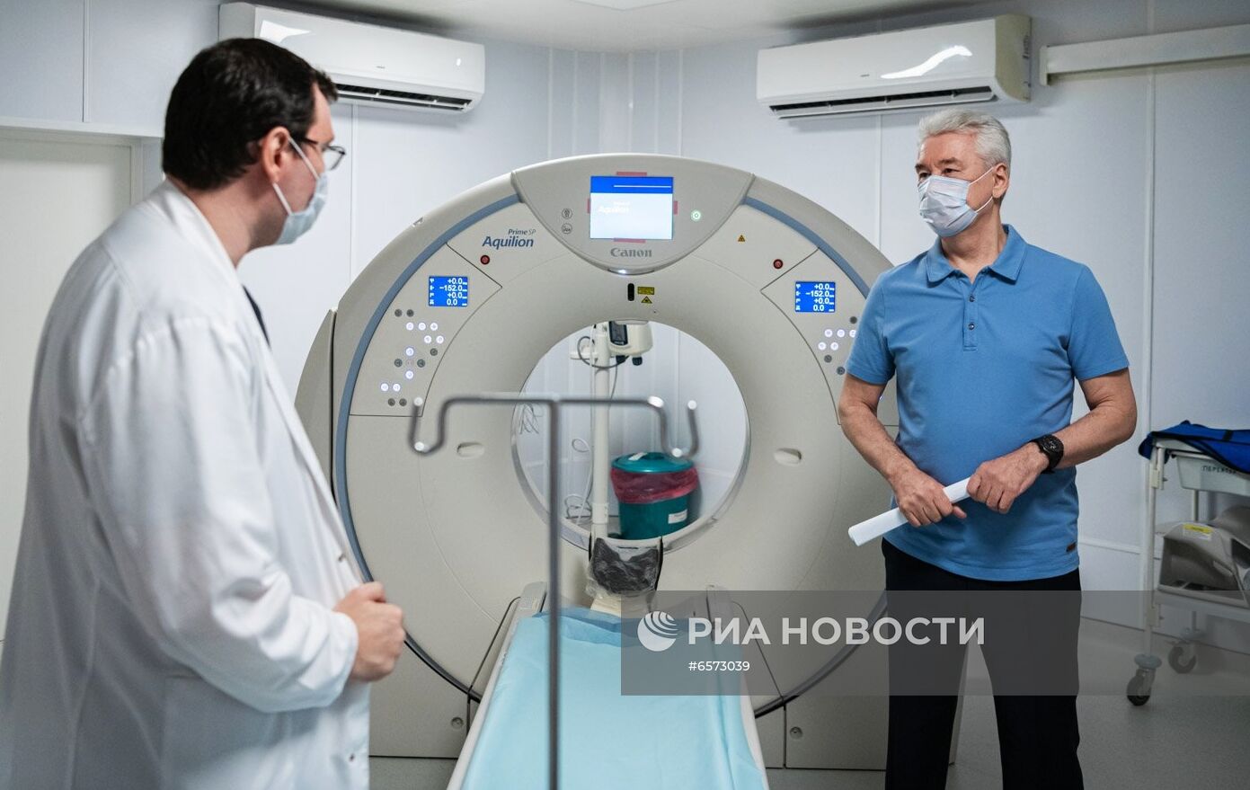 Открытие стационара для пациентов с COVID-19 в ГКБ No 15 им. Филатова