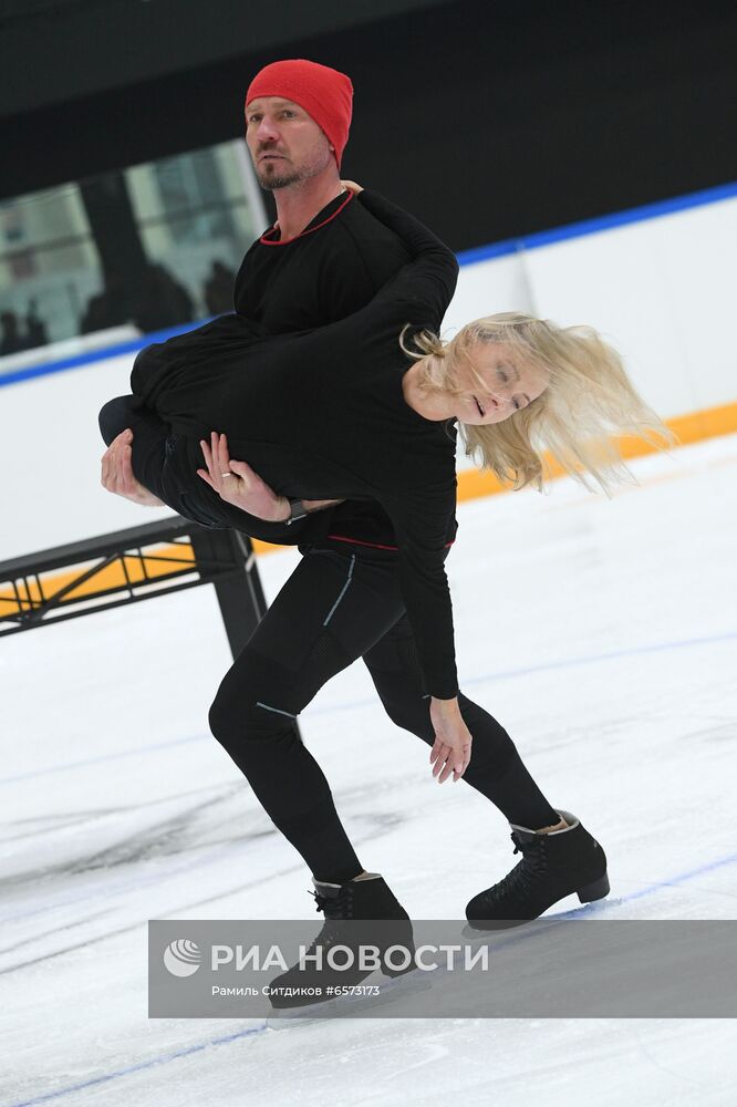 Репетиция ледового спектакля И. Авербуха "Анна Каренина"