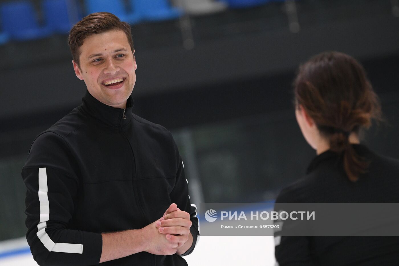 Репетиция ледового спектакля И. Авербуха "Анна Каренина"