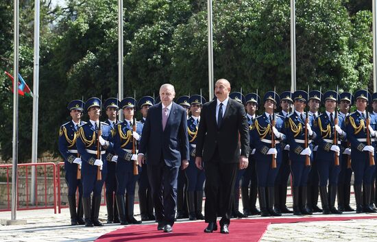 Визит президента Турции Р. Эрдогана в Азербайджан