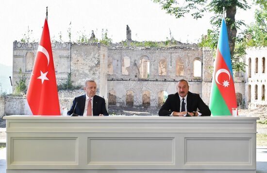 Визит президента Турции Р. Эрдогана в Азербайджан