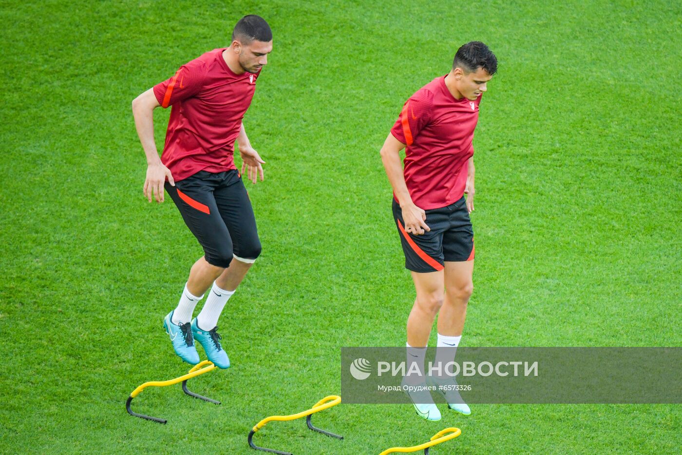 Футбол. ЧЕ-2020. Тренировка сборной Турции