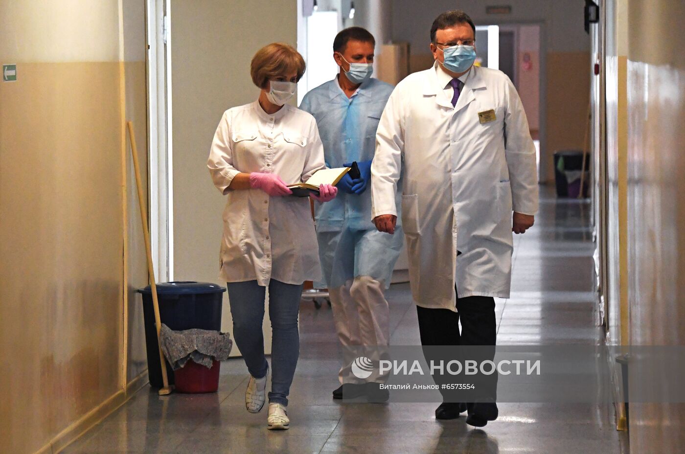 Открытие ковидного госпиталя в Уссурийске