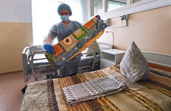 Открытие ковидного госпиталя в Уссурийске