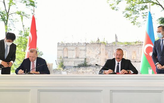 Визит президента Турции Р. Эрдогана в Азербайджан