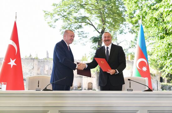 Визит президента Турции Р. Эрдогана в Азербайджан