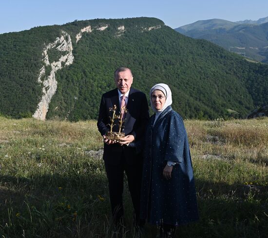 Визит президента Турции Р. Эрдогана в Азербайджан