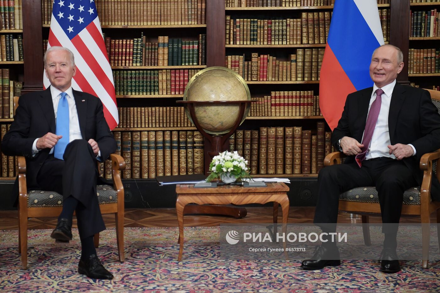 Встреча президентов России и США В. Путина и Дж. Байдена в Женеве