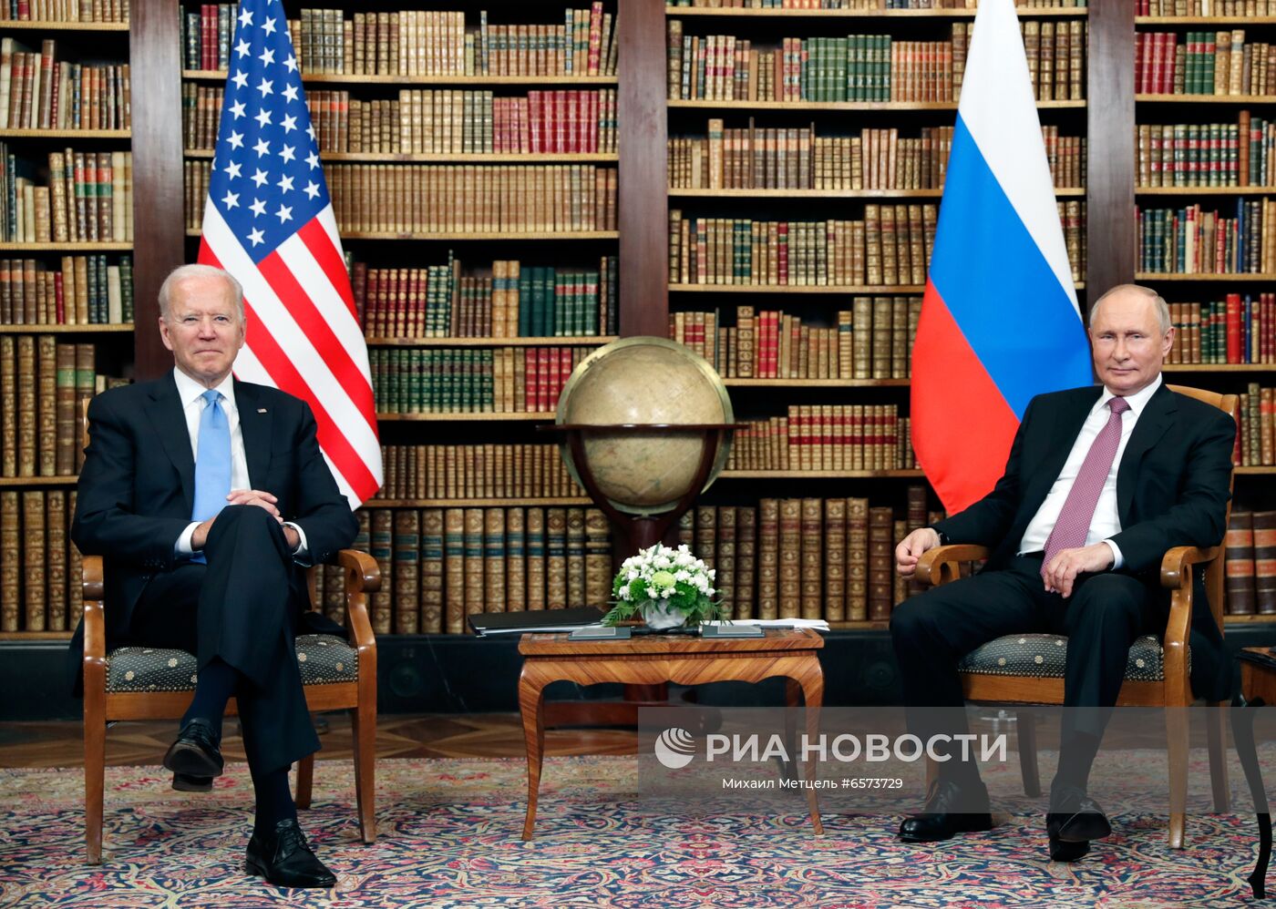 Встреча президентов России и США В. Путина и Дж. Байдена в Женеве