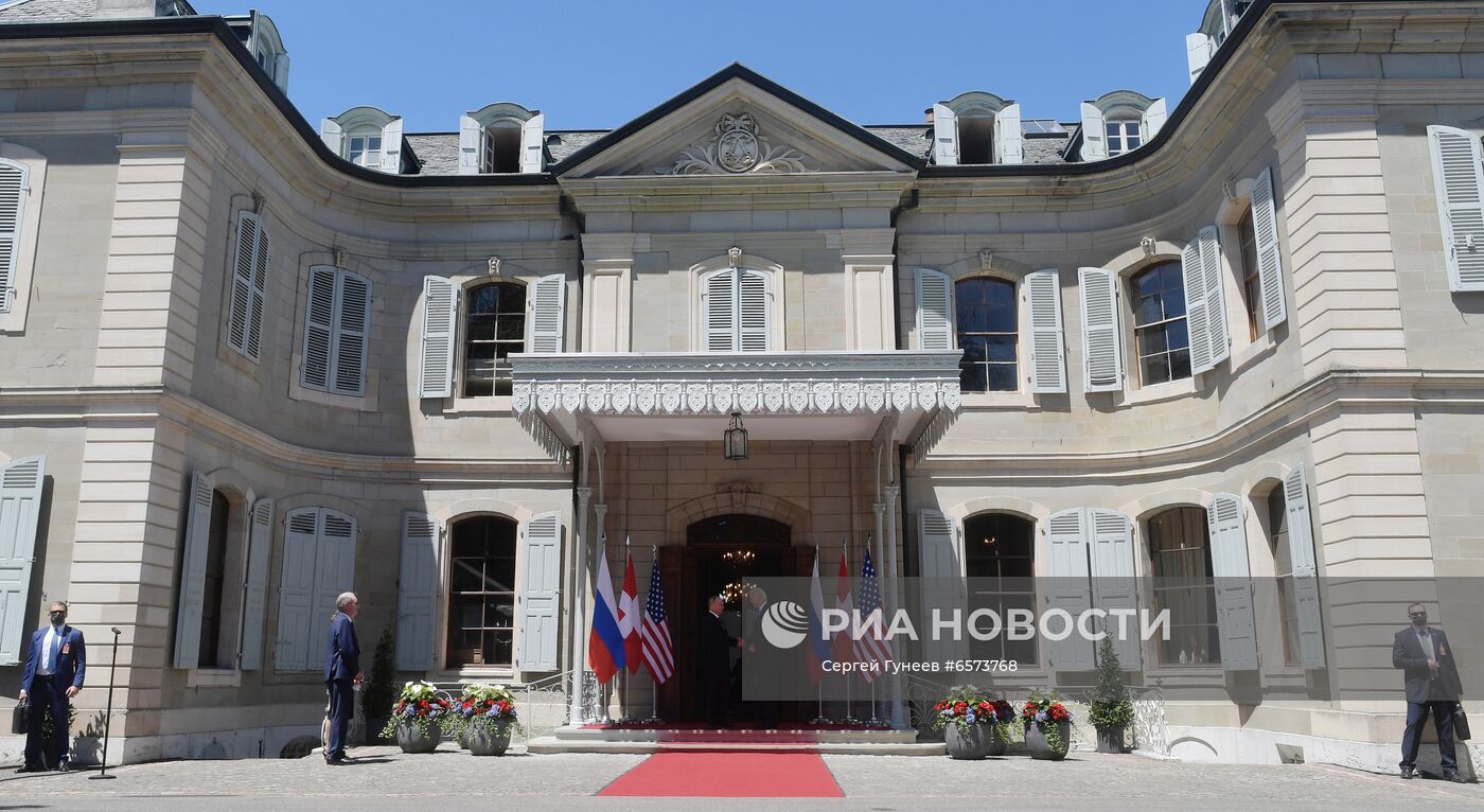 Встреча президентов России и США В. Путина и Дж. Байдена в Женеве