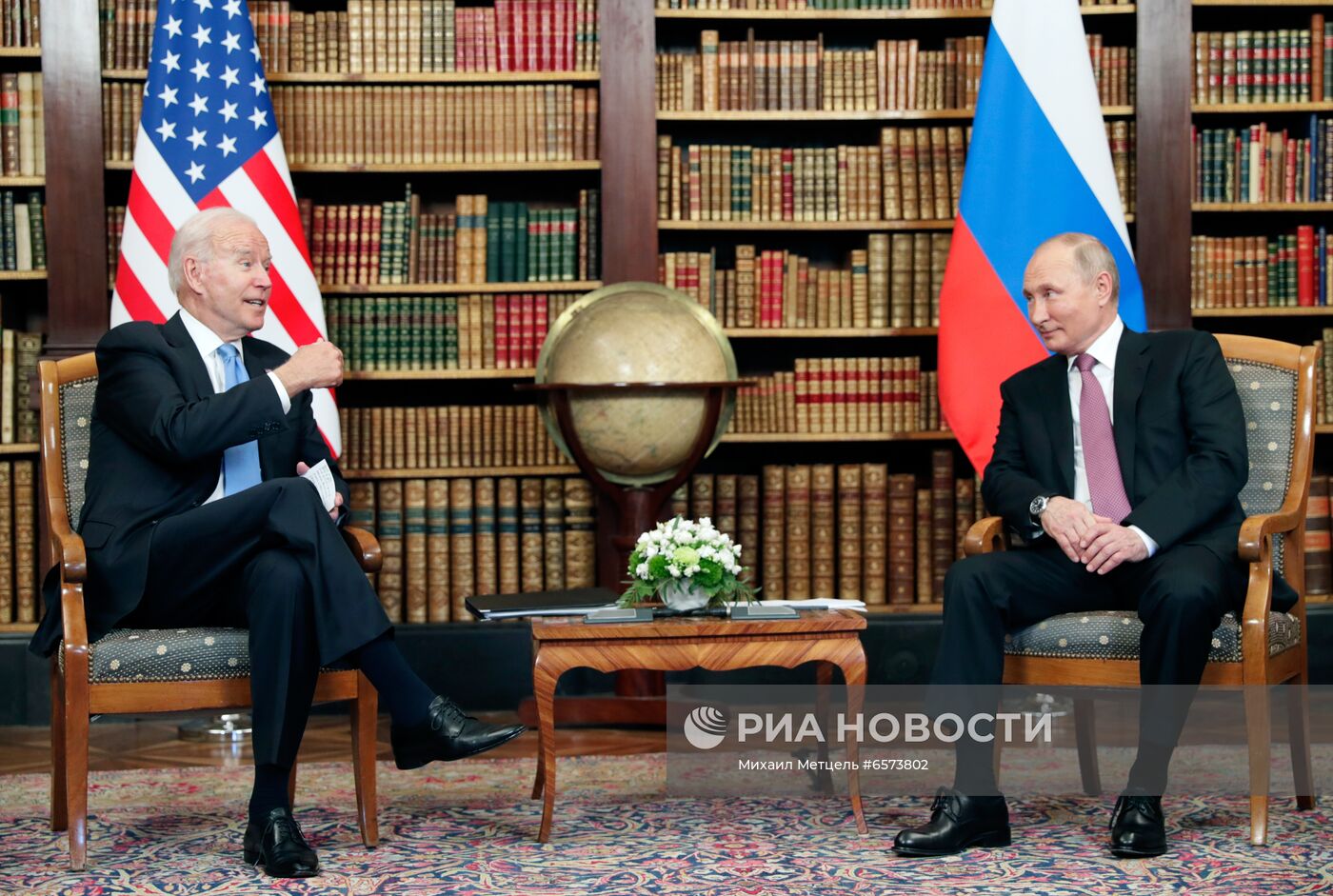 Встреча президентов России и США В. Путина и Дж. Байдена в Женеве