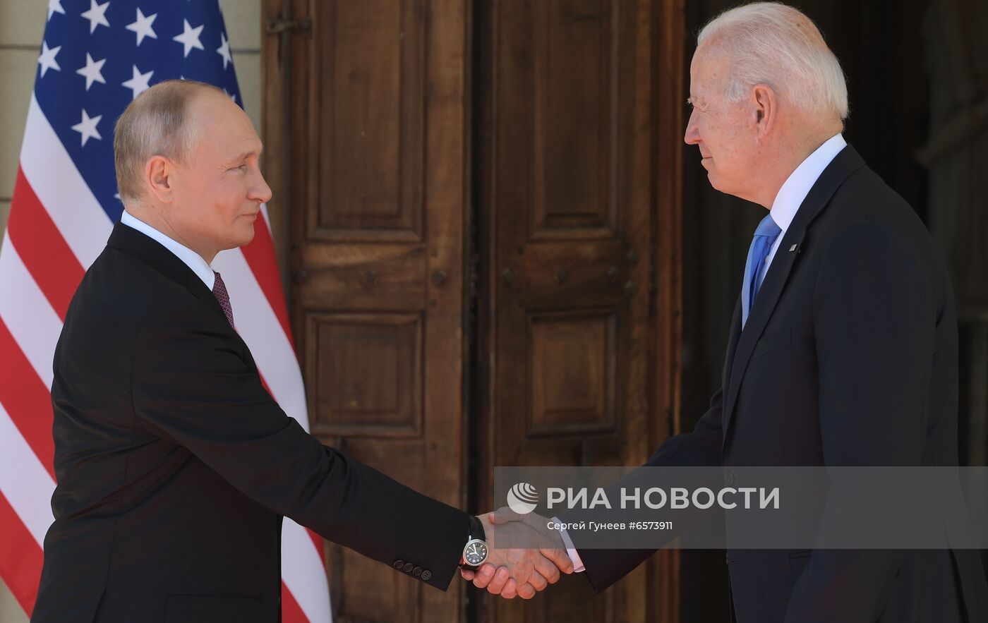 Встреча президентов России и США В. Путина и Дж. Байдена в Женеве