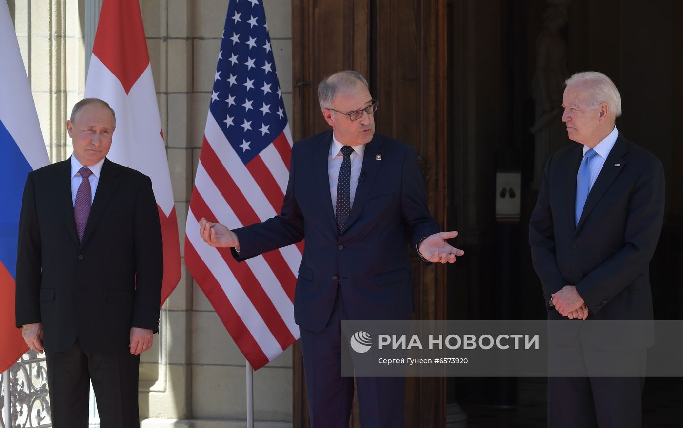 Встреча президентов России и США В. Путина и Дж. Байдена в Женеве