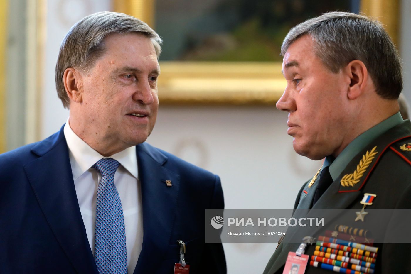 Встреча президентов России и США В. Путина и Дж. Байдена в Женеве