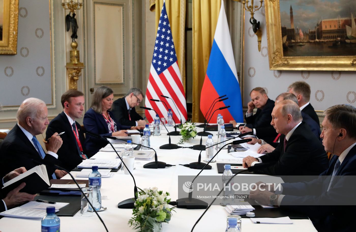 Встреча президентов России и США В. Путина и Дж. Байдена в Женеве