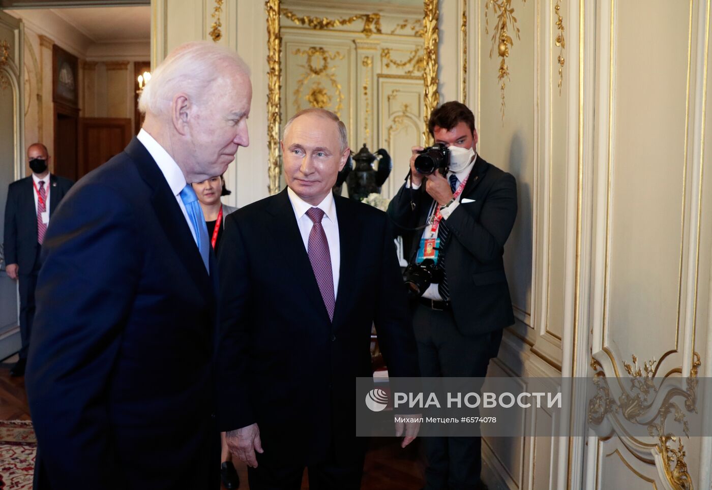 Встреча президентов России и США В. Путина и Дж. Байдена в Женеве