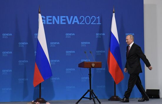 Встреча президентов России и США В. Путина и Дж. Байдена в Женеве