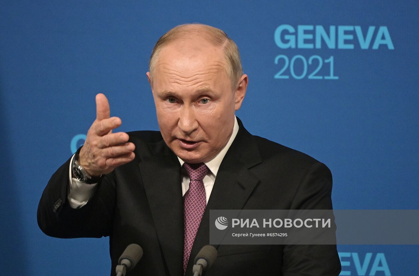 Встреча президентов России и США В. Путина и Дж. Байдена в Женеве