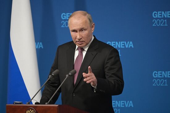 Встреча президентов России и США В. Путина и Дж. Байдена в Женеве