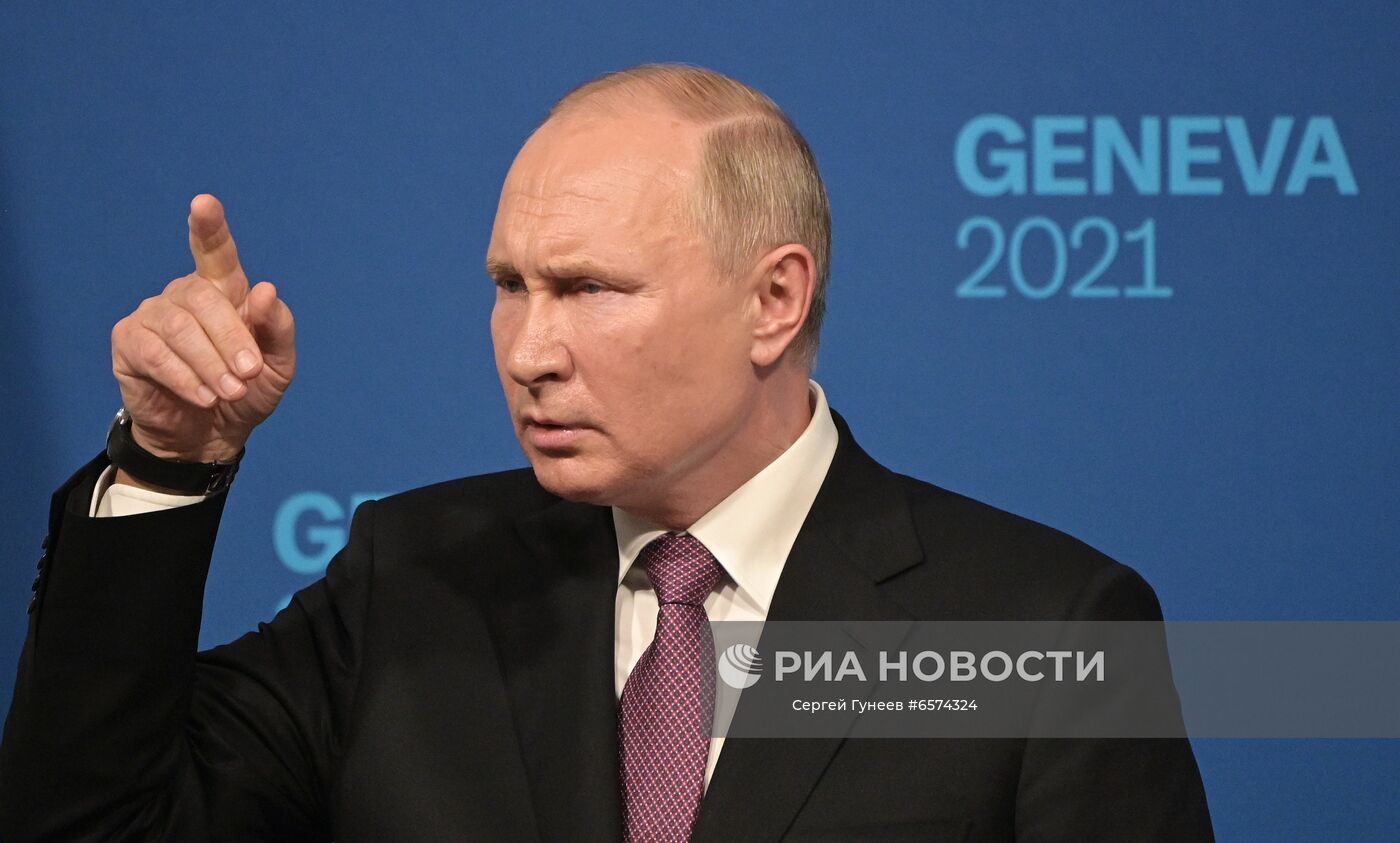 Встреча президентов России и США В. Путина и Дж. Байдена в Женеве