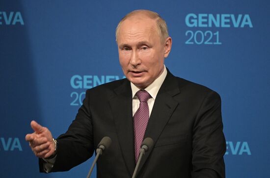 Встреча президентов России и США В. Путина и Дж. Байдена в Женеве