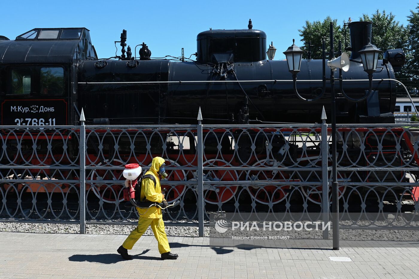 Дезинфекция Рижского вокзала в Москве