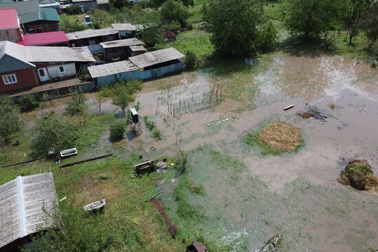 Последствия урагана с градом в Краснодарском крае